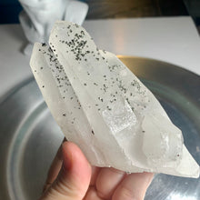 Load image into Gallery viewer, Rare - pyrite on quartz cluster pyrite with quartz 02