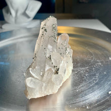 Load image into Gallery viewer, Rare - pyrite on quartz cluster pyrote with clear quartz 04