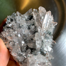 Load image into Gallery viewer, New found - green chlorite pink lemurian quartz 12