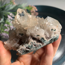 Load image into Gallery viewer, Apophyllite with stilbite ok pink calcedony / apophyllite cluster 01