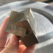 Load image into Gallery viewer, Large size pyrite specimen pyrite cube 12
