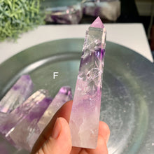 Load image into Gallery viewer, Top quality phantom amethyst tower amethyst obelisk crystal tower
