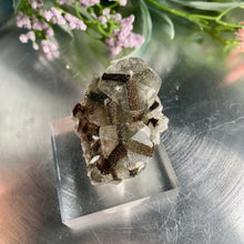 Load image into Gallery viewer, Rare - Benz calcite / Mercedes calcite with pyrite 04