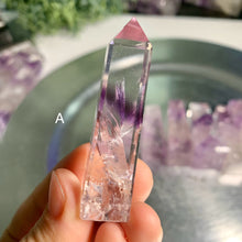 Load image into Gallery viewer, Top quality phantom amethyst tower amethyst obelisk crystal tower