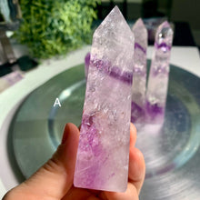 Load image into Gallery viewer, Top quality phantom amethyst tower crystal tower amethyst tower
