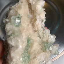 Load image into Gallery viewer, Rare - Green apophyllite on stilbite
