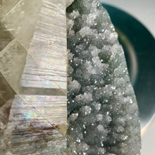 Load image into Gallery viewer, Rare - rainbow amethyst with calcite