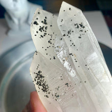 Load image into Gallery viewer, Rare - pyrite on quartz cluster pyrite with quartz 02