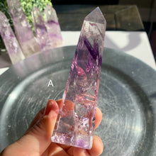 Load image into Gallery viewer, Top quality phantom amethyst tower amethyst obelisk crystal tower
