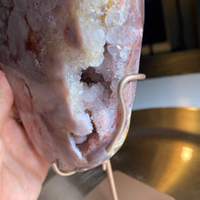 Load image into Gallery viewer, Pink amethyst / flower agate slab 1