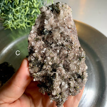 Load image into Gallery viewer, Gemmy epidote quartz epidote cluster epidote crystal 02
