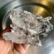 Load image into Gallery viewer, New found - green chlorite pink lemurian quartz cluster