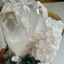 Load image into Gallery viewer, Rare - top quality lemurian quartz cluster lemurian quartz statement