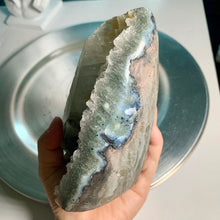 Load image into Gallery viewer, Rare - rainbow amethyst with calcite