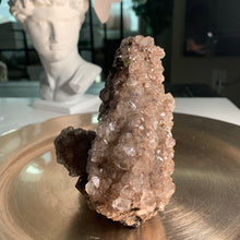 Load image into Gallery viewer, Rare - diamond calcite with chalcopyrite on quartz