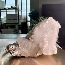 Load image into Gallery viewer, Rare - calcite with calcopyrite on quartz