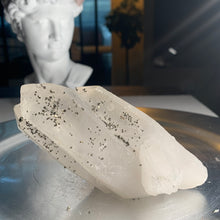 Load image into Gallery viewer, Rare - pyrite on quartz cluster pyrite with quartz 02