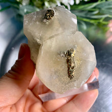 Load image into Gallery viewer, Benz calcite / Mercedes Benz calcite with calcopyrite 02