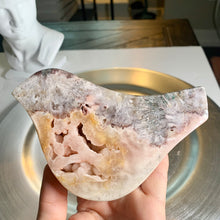 Load image into Gallery viewer, Pink amethyst carving pink amethyst beards crystal decoration