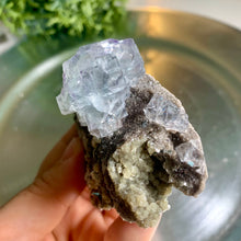 Load image into Gallery viewer, Yaogangxian fluorite with arsenopyrite matrix and / Yaogangxian Mine 02