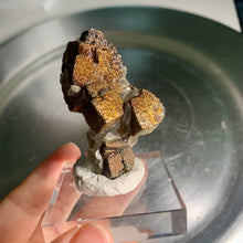 Load image into Gallery viewer, Super rare - calcite with rainbow calcopyrite 11