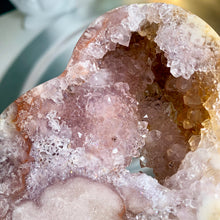 Load image into Gallery viewer, Pink amethyst druzy cloud pink amethyst cloud carving