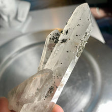 Load image into Gallery viewer, Rare - cross shape pyrite on quartz cluster pyrite with quartz 08