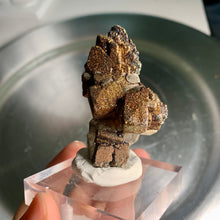 Load image into Gallery viewer, Super rare - calcite with rainbow calcopyrite 11