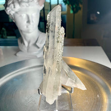 Load image into Gallery viewer, Rare - cross shape pyrite on quartz cluster pyrite with quartz 08