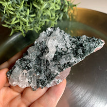 Load image into Gallery viewer, New found - green chlorite lemurian quartz cluster 14
