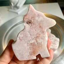 Load image into Gallery viewer, Pink amethyst puppy pink amethyst dog