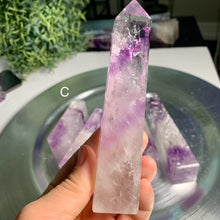 Load image into Gallery viewer, Top quality phantom amethyst tower crystal tower amethyst tower