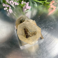 Load image into Gallery viewer, Benz calcite / Mercedes calcite with calcopyrite 03