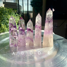 Load image into Gallery viewer, Top quality phantom amethyst tower amethyst obelisk crystal tower