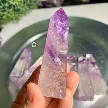 Load image into Gallery viewer, Top quality phantom amethyst tower amethyst obelisk crystal tower