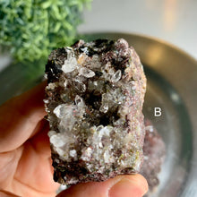 Load image into Gallery viewer, Gemmy epidote quartz cluster epidote crystal 03