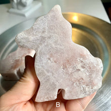 Load image into Gallery viewer, Pink amethyst puppy pink amethyst dog