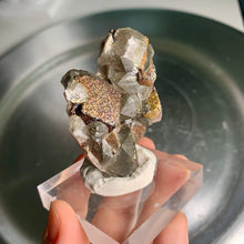 Load image into Gallery viewer, Super rare - calcite with rainbow calcopyrite 10