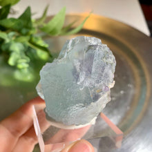 Load image into Gallery viewer, Light blue with purple Yaogangxian fluorite 05