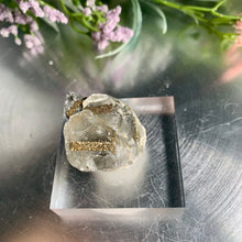 Load image into Gallery viewer, Rare - Benz calcite / Mercedes calcite with pyrite 03