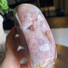 Load image into Gallery viewer, Pink amethyst / flower agate slab 1