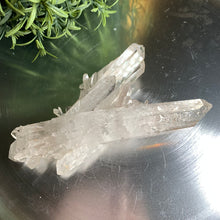 Load image into Gallery viewer, Top quality pink lemurian quartz /Columbia quartz, cross shaped 11