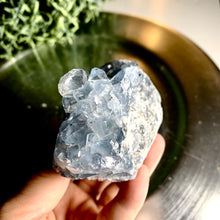 Load image into Gallery viewer, High quality blue celestite cluster