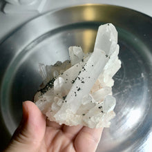 Load image into Gallery viewer, Pyrite on quartz cluster pyrite with quartz crystal 01