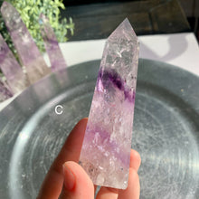 Load image into Gallery viewer, Top quality phantom amethyst tower amethyst obelisk crystal tower