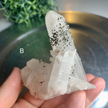 Load image into Gallery viewer, Rare - pyrite on quartz cluster pyrite with clear quartz cluster 09