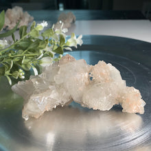 Load image into Gallery viewer, Diamond apophyllite with stilbite on pink calcedony / apophyllite cluster 03