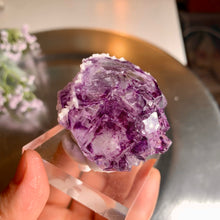 Load image into Gallery viewer, Purple Yaogangxian fluorite with calcite  06