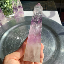 Load image into Gallery viewer, Top quality phantom amethyst tower amethyst obelisk crystal tower