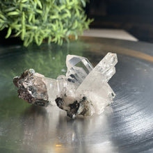 Load image into Gallery viewer, New found - green chlorite lemurian quartz cluster 20